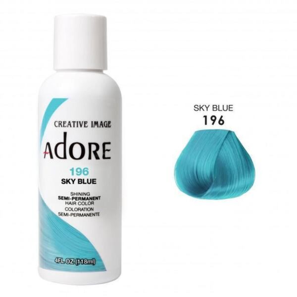 Sky Blue Adore Shining Semi-Permanent Hair Colour